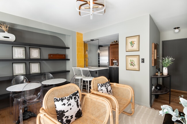 Kitchen on left, main entrance on right - 2440 16th St NW Unit 104