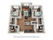 2 bedroom 2 bath