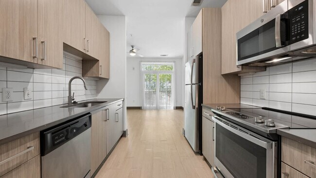 Kitchen with Stainless Steel Appliances - The Baxter