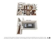 Plano de planta 1A de Somerset Townhomes