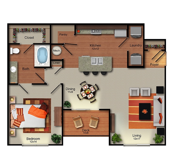 Floor Plan - Adams