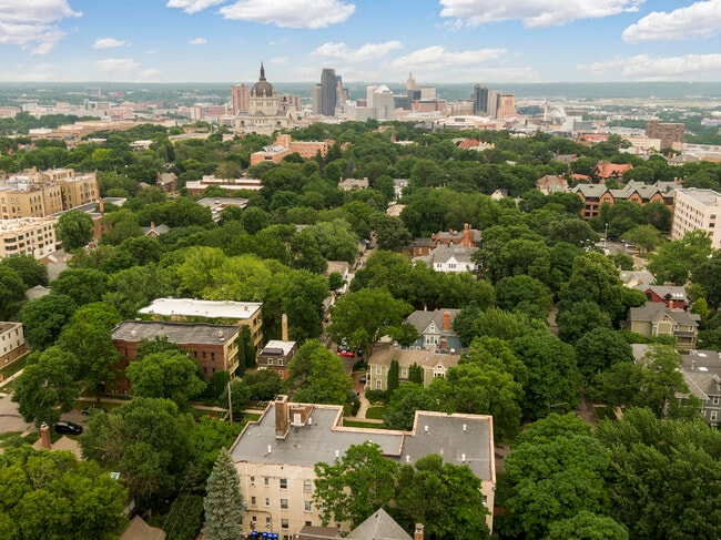 A brief drive, bus ride, or walk to Downtown St. Paul