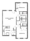 Two Bedroom Two Bathroom