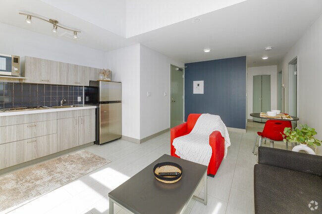 The Marauder 2BR, 1BA - 549SF - Kitchen/Living Room - William Thomas - Student Residences