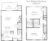 Two Bedroom Townhome
