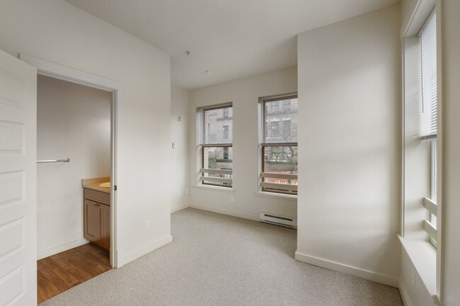 Bedroom #2 of our 2-bedroom unit! Complete with 1/2 bath! - Milwaukee Apartments