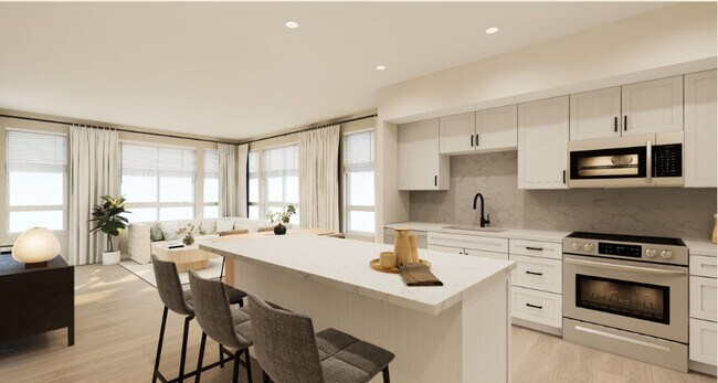 Spacious Kitchens