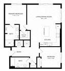 B2-2X2 floor plan Vista Fairfax Corner
