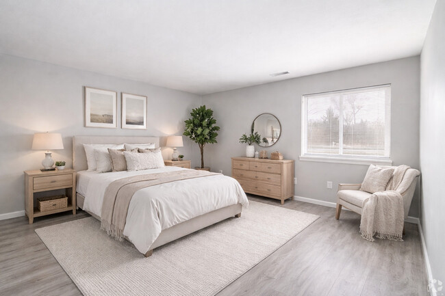 Bedroom - Lansing Grove Apartments
