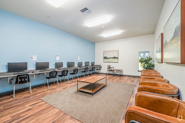 Business Center with Computer Stations