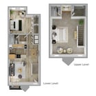 Model G 2BR 2BA- 1015 sqft- Archer at Willowbrook.png