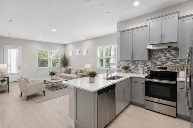 Move In Ready End Unit Townhome in Laureate Park | 3 Bed | Tesla Charger