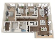 CC1 floor plan Flats on D