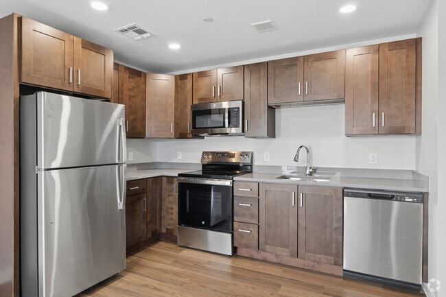 1BR, 1BA - 596SF - Kitchen