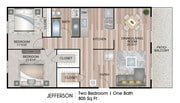 *Only select first floor units have patios. There are no balconies on property.