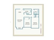 2BR/1BA