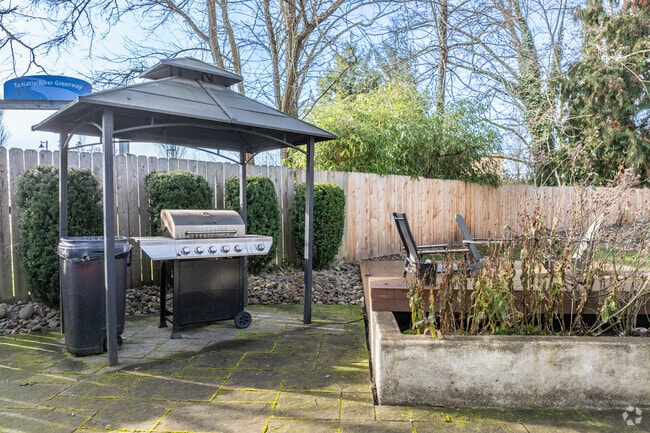 Zona de barbacoa - River Lofts Apartments