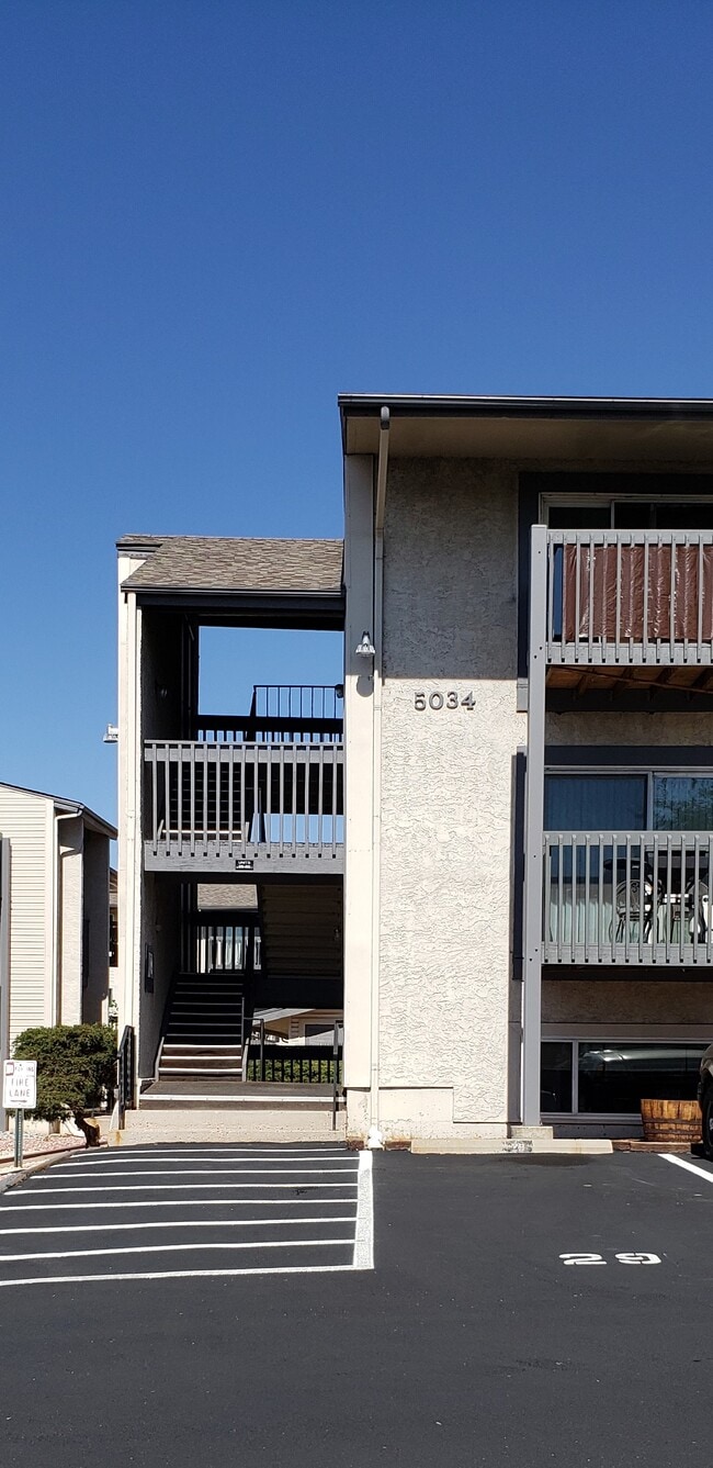 Front row assigned parking space. - 5034 El Camino Dr Unit 29