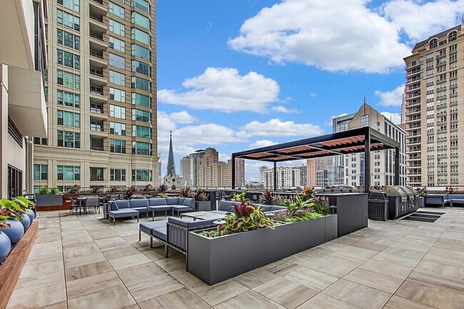 Newly renovated sun deck - 30 E Huron St Unit #2106