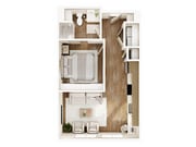 Current_Apartments_Urban_Studio-B_Floorplan_Murray_Utah
