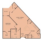 1BR/1BA
