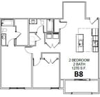2 bedrooms, 2 baths