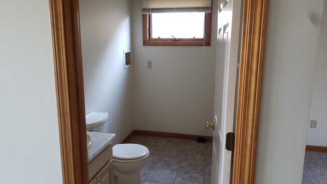 1/2 Bath with wash/dryer HU - 45 Birch St Unit 2