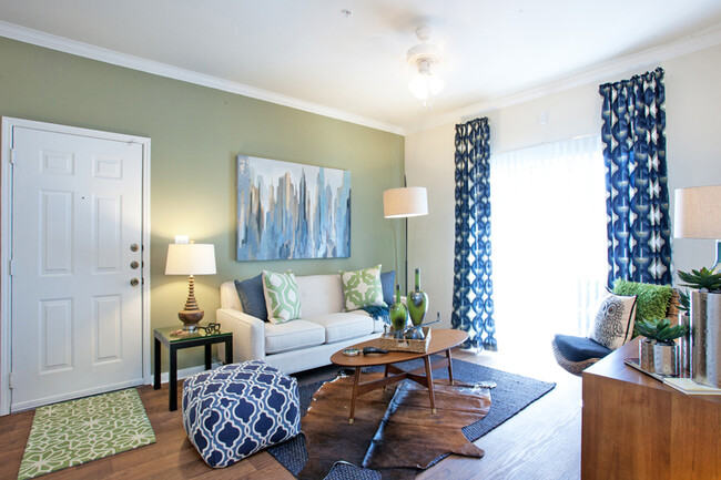 Living Room with large window - Indigo Pointe Apartments