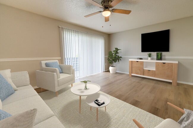 Living Area - Palmview Cove Apartments