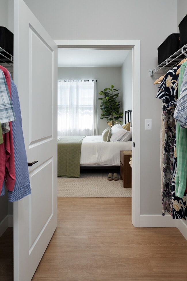Walk-through closet