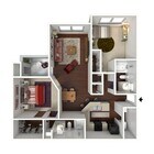 Maple | 2 Bed 2 Bath | 1036 sq ft | Lake St James Apartments in Conyers