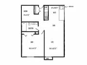 1BR/1BA