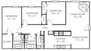 3BR/2BA