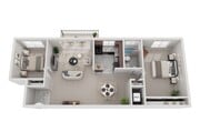 2 Bed 1 Bath
