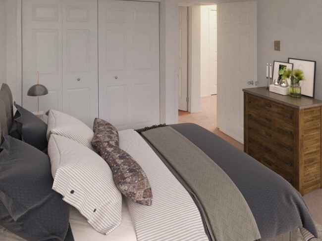 Primrose Layout Bedroom - Eastgate Woods Apartments