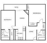 2BR/2BA