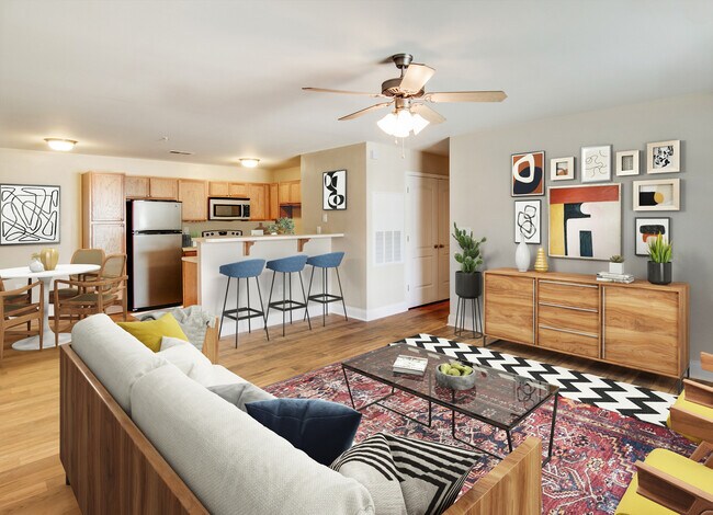 Experience luxury living with this beautifully designed open-concept space. - West Pointe