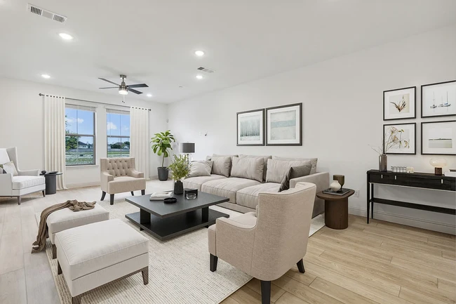 Living Room - 8915 Stablehand Mews Townhome