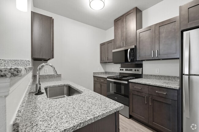 Kitchen - 1BR, 1BA - 756SF - Santiago Estates