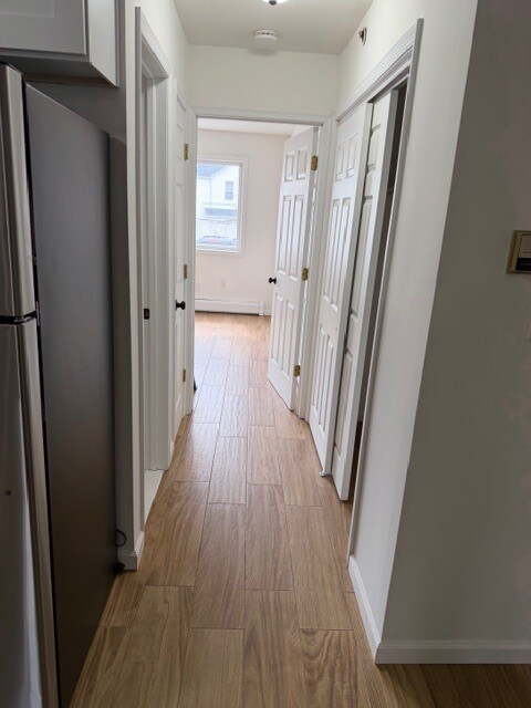 hallway to 1st bedroom - 16A Sylva Ln Unit 16A
