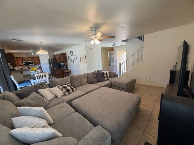 Photo - Large backyard and spacious home