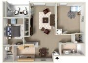 2 Bed/2 Bath
