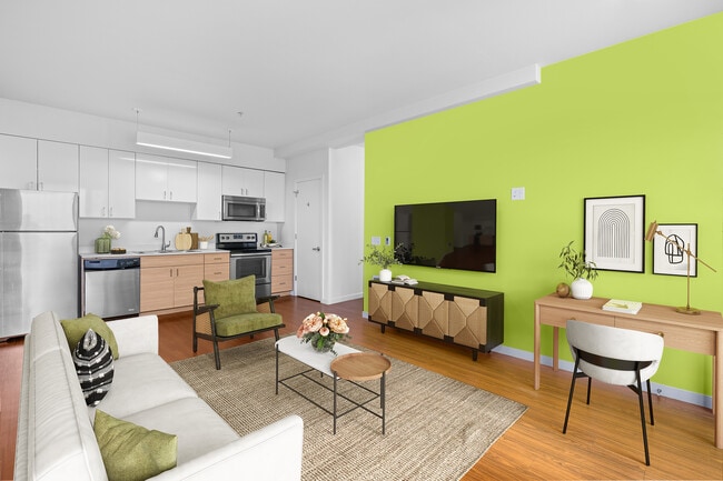 Living Space & Kitchen