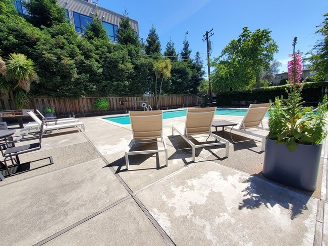 Pool Area - Fayette Arms Apartments