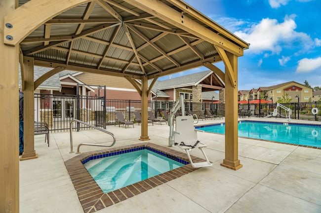 Two outdoor spas open 24/7