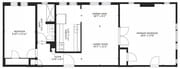 2 Bd Floorplan