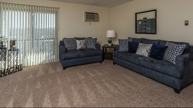 one bedroom spacious living room - Little Acres Apartments & Townhomes