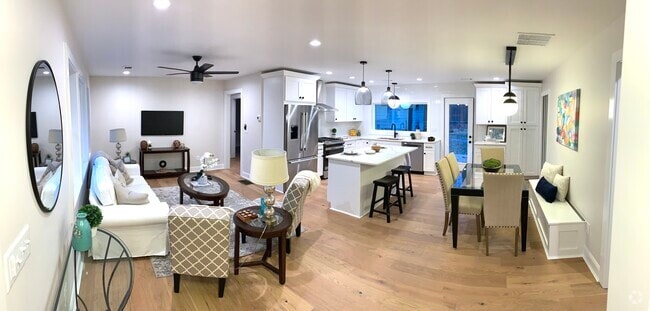Open Kitchen Living Room Concept - 2676 George St NW Rental