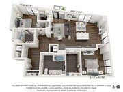 B6 | 2 bed 2 bath | 1304 sq ft