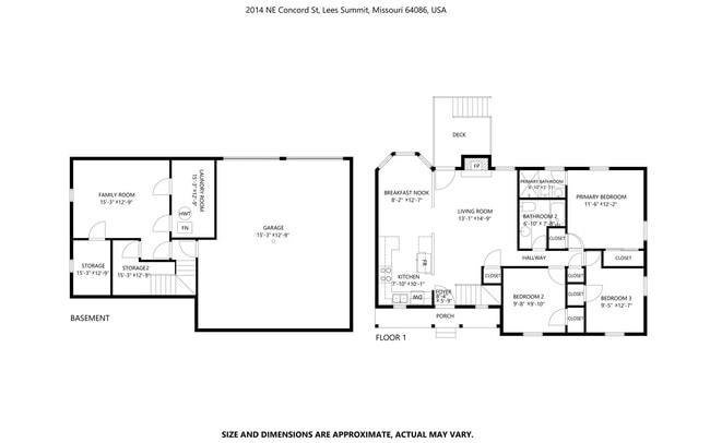 Photo - Charming 3-Bed, 2-Bath Home in Lees Summit with 2 Car Garage
